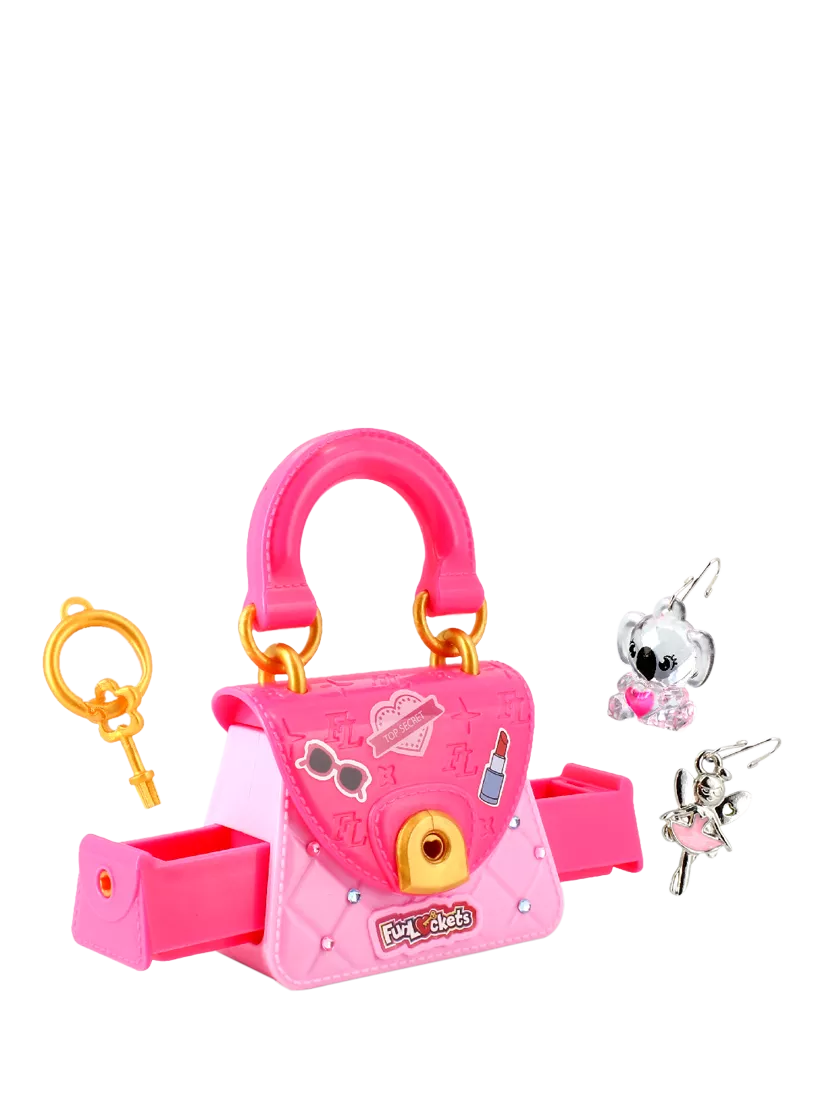 FunLockets Tiny Bag toy with secret pockets (British brand)