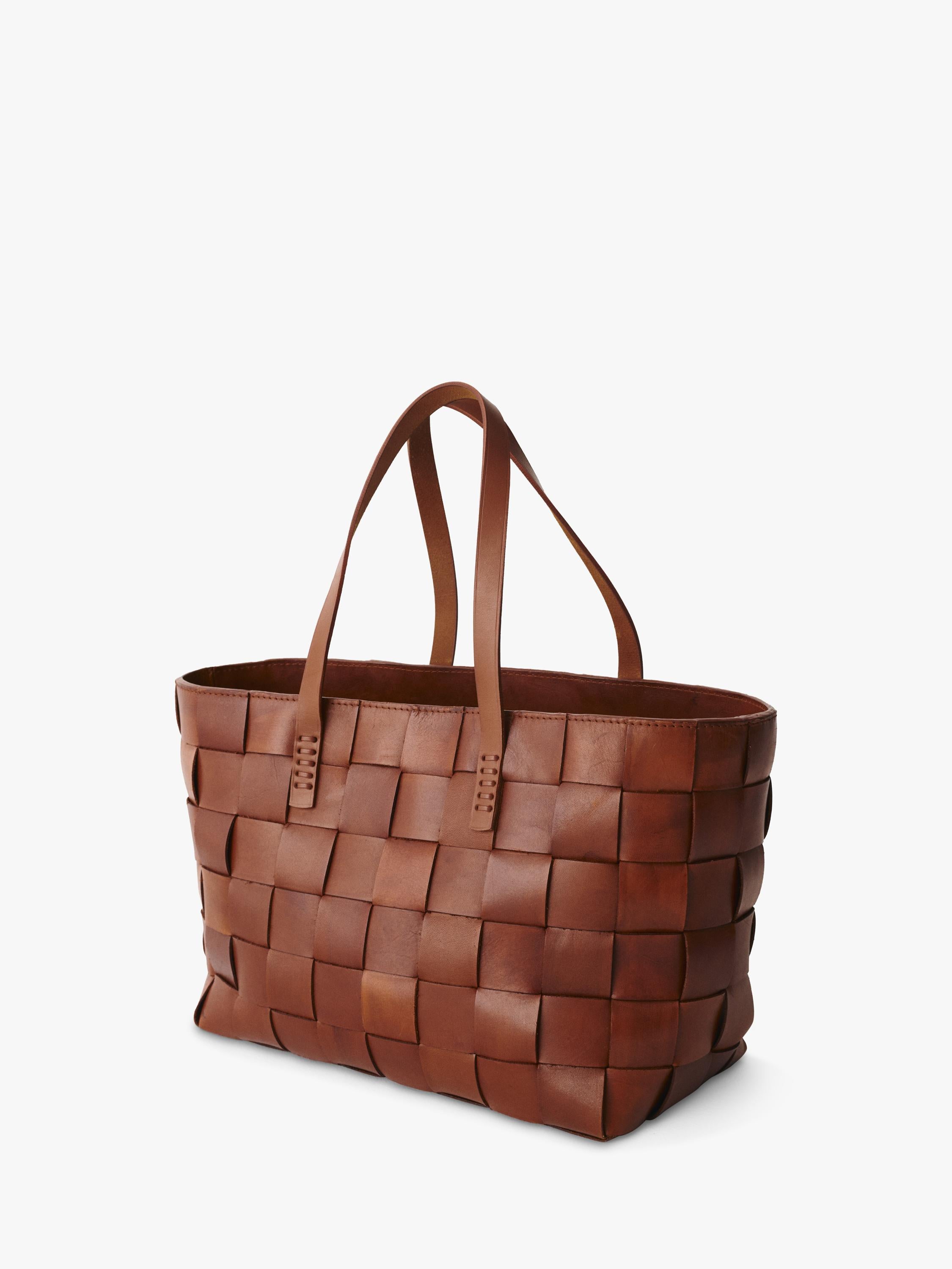 Dragon Diffusion Japan woven leather tote bag (British brand)