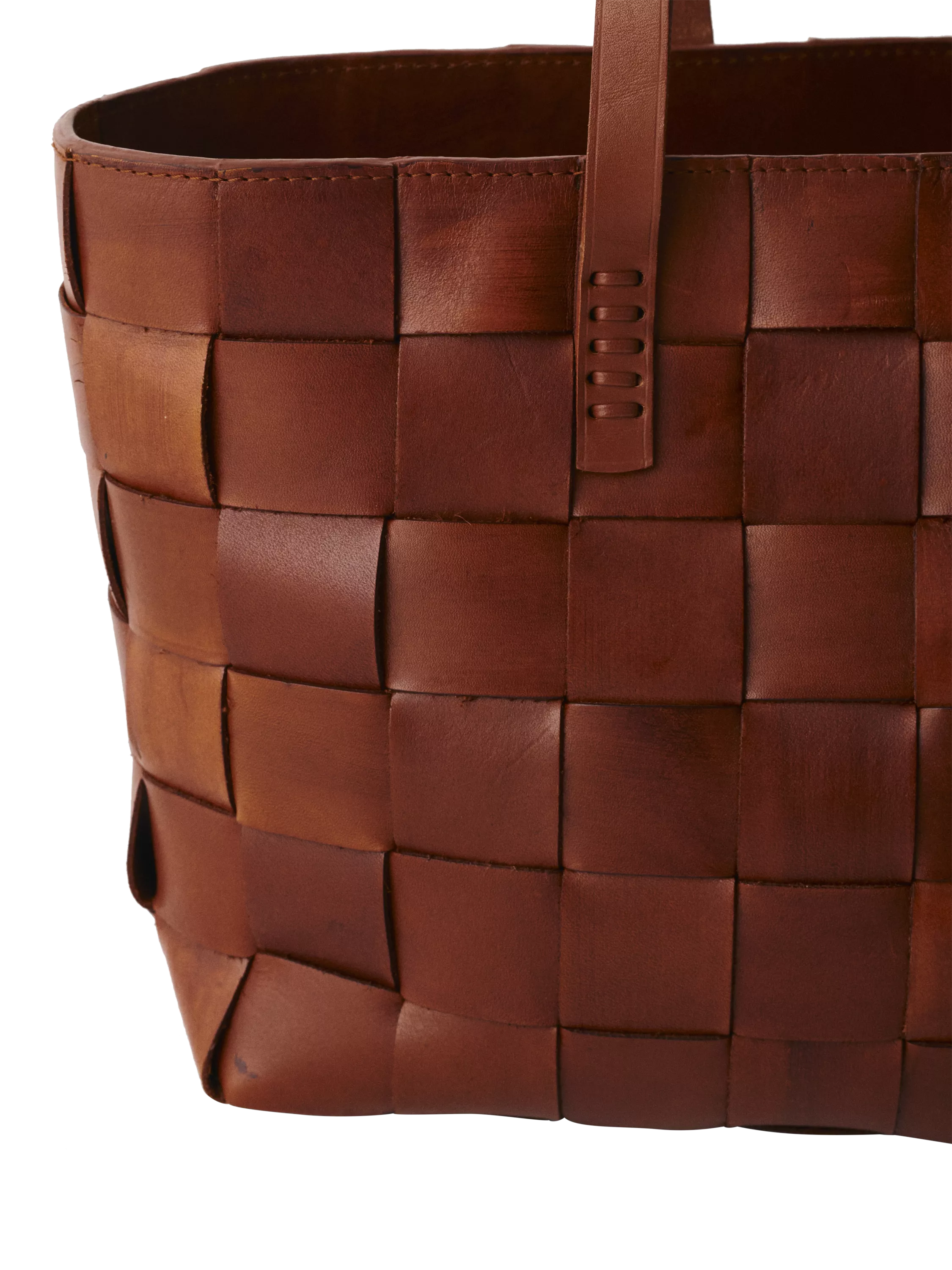 Dragon Diffusion Japan woven leather tote bag (British brand)