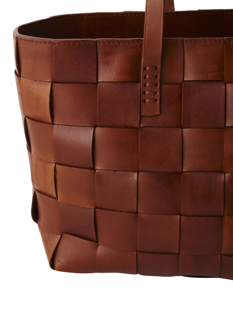 Dragon Diffusion Japan woven leather tote bag (British brand)
