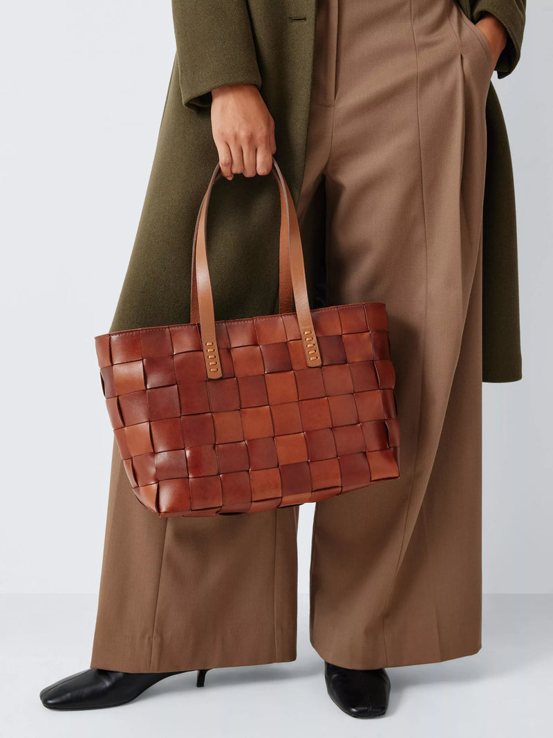Dragon Diffusion Japan woven leather tote bag (British brand)