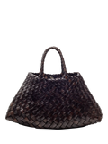 Dragon Diffusion Santa Croce Small Woven Leather Tote Bag