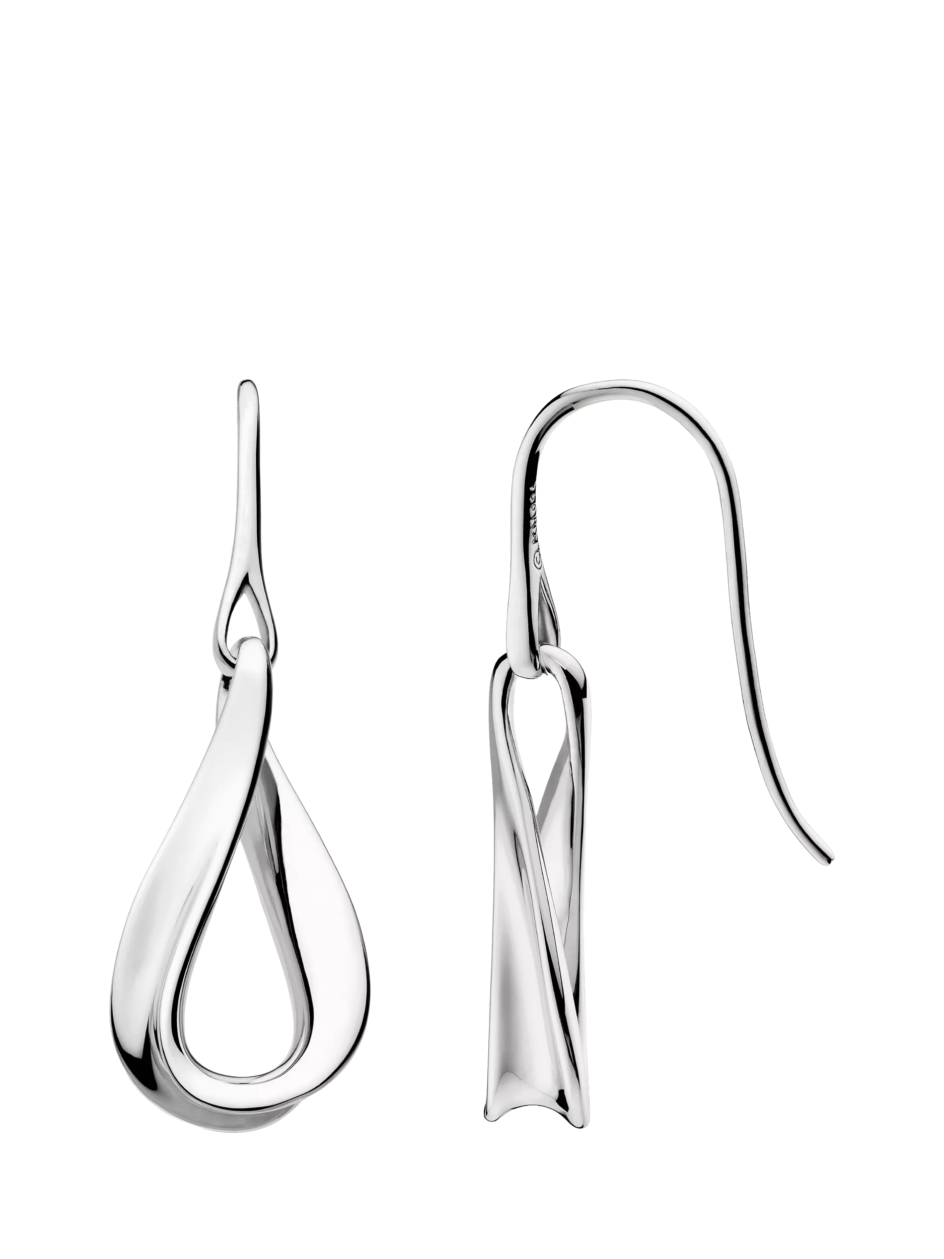 Kit Heath Serenity drop earrings in silver - British product