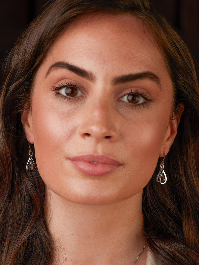 Kit Heath Serenity drop earrings in silver - British product