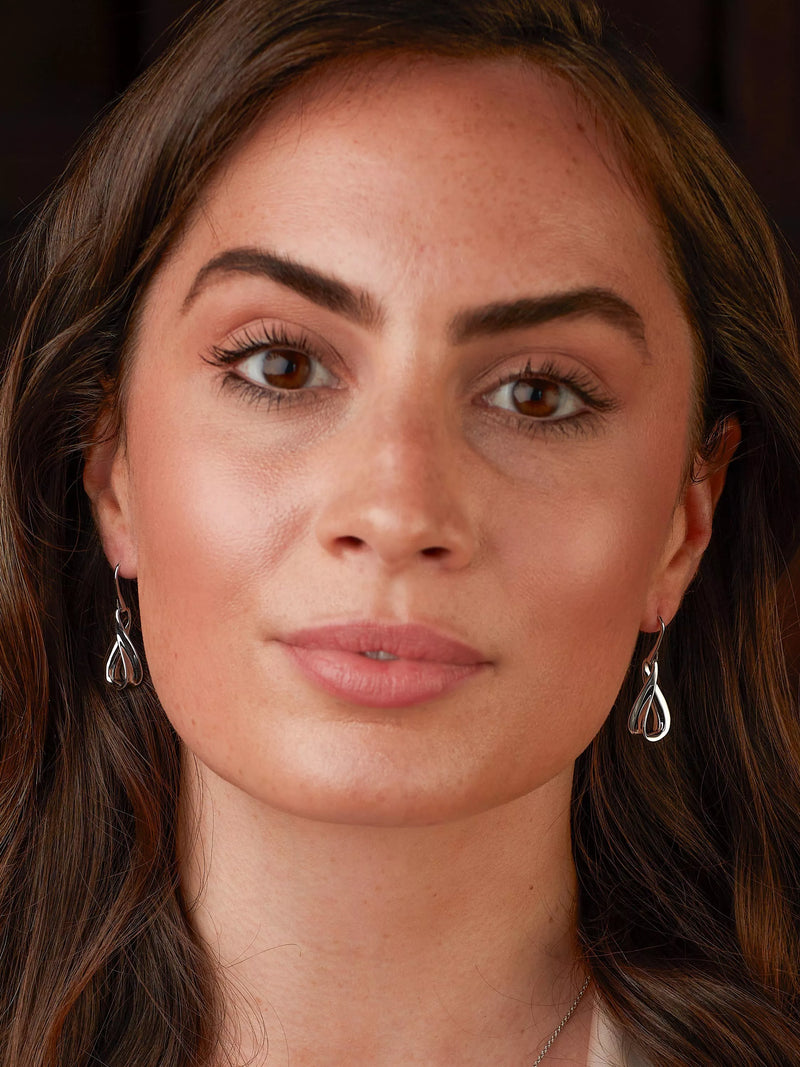 Kit Heath Serenity drop earrings in silver - British product