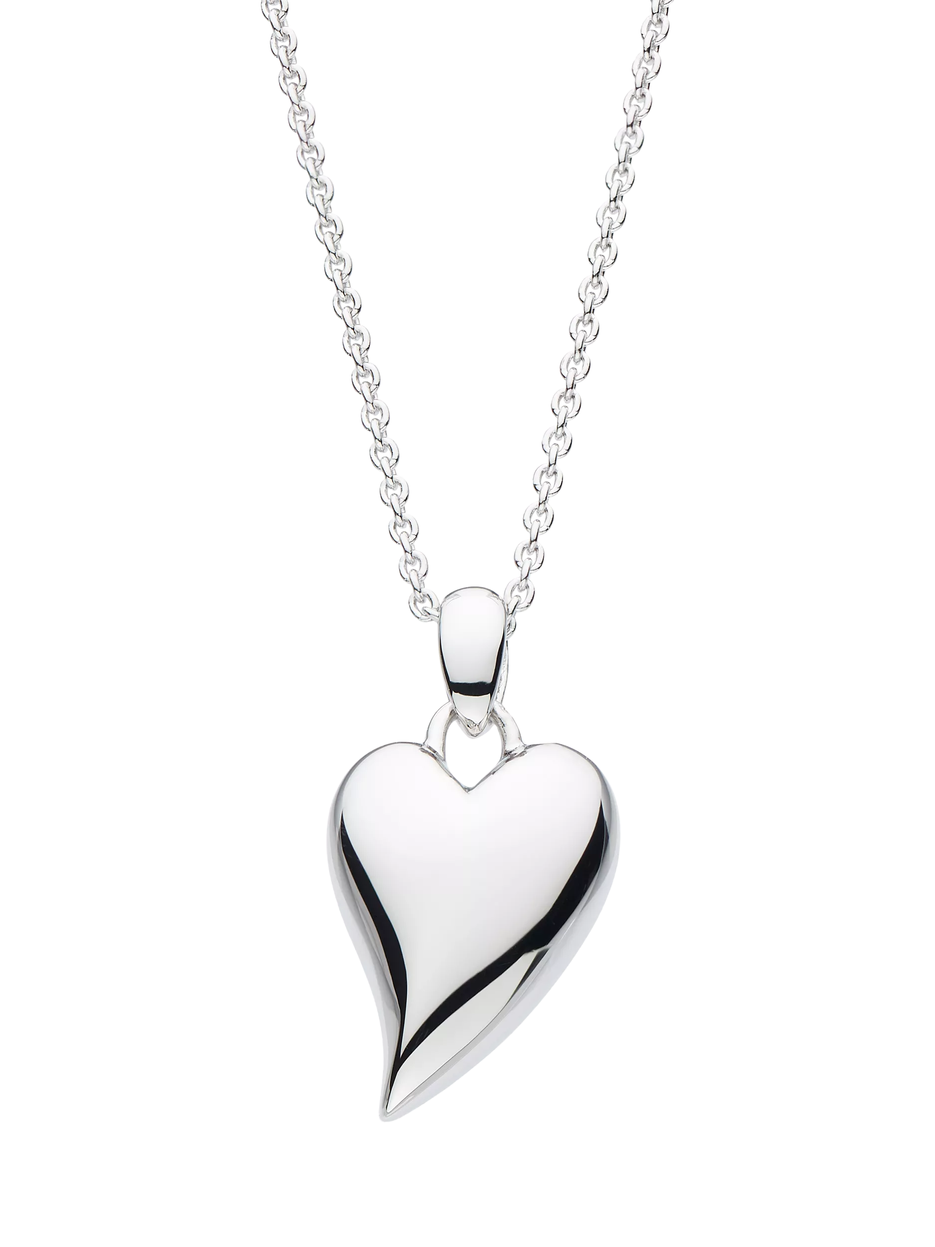 Kit Heath Desire heart pendant necklace sterling silver, imported from the UK