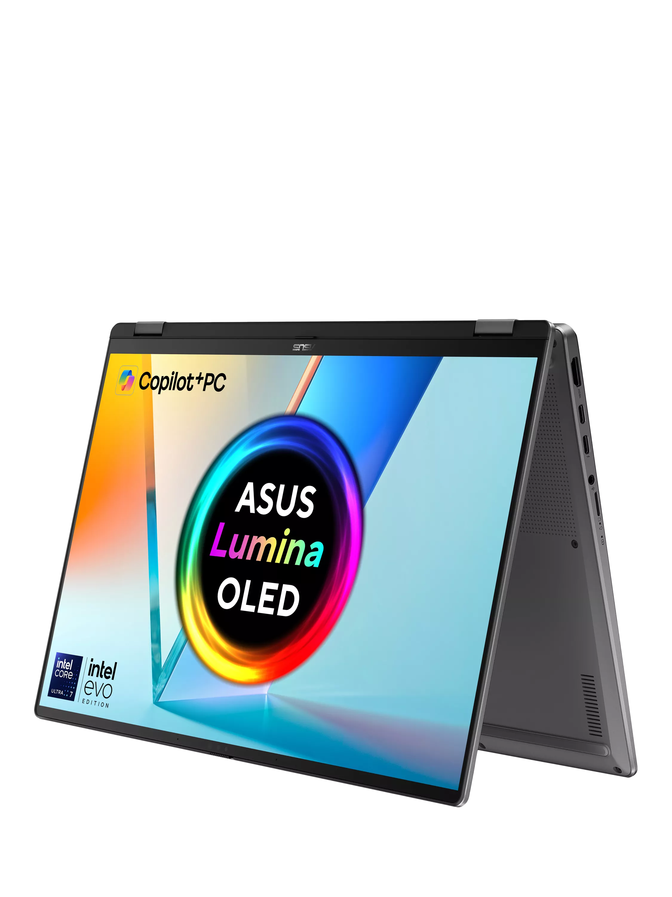 ASUS Vivobook 14 Flip convertible laptop in grey, UK version