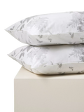 Truly Floral Cotton Pillowcase, Set of 2