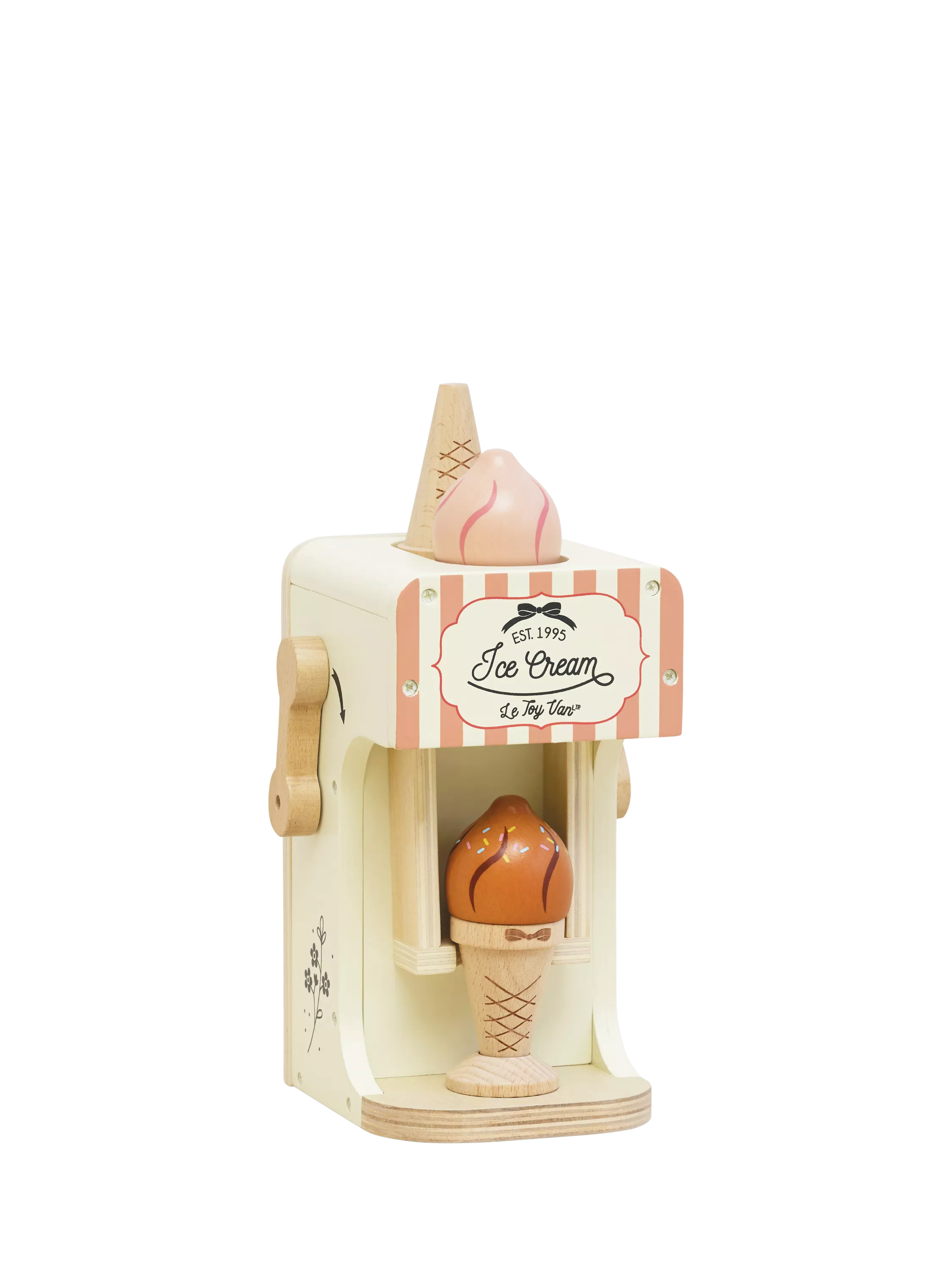 Le Toy Van wooden ice cream maker toy, imported from the UK