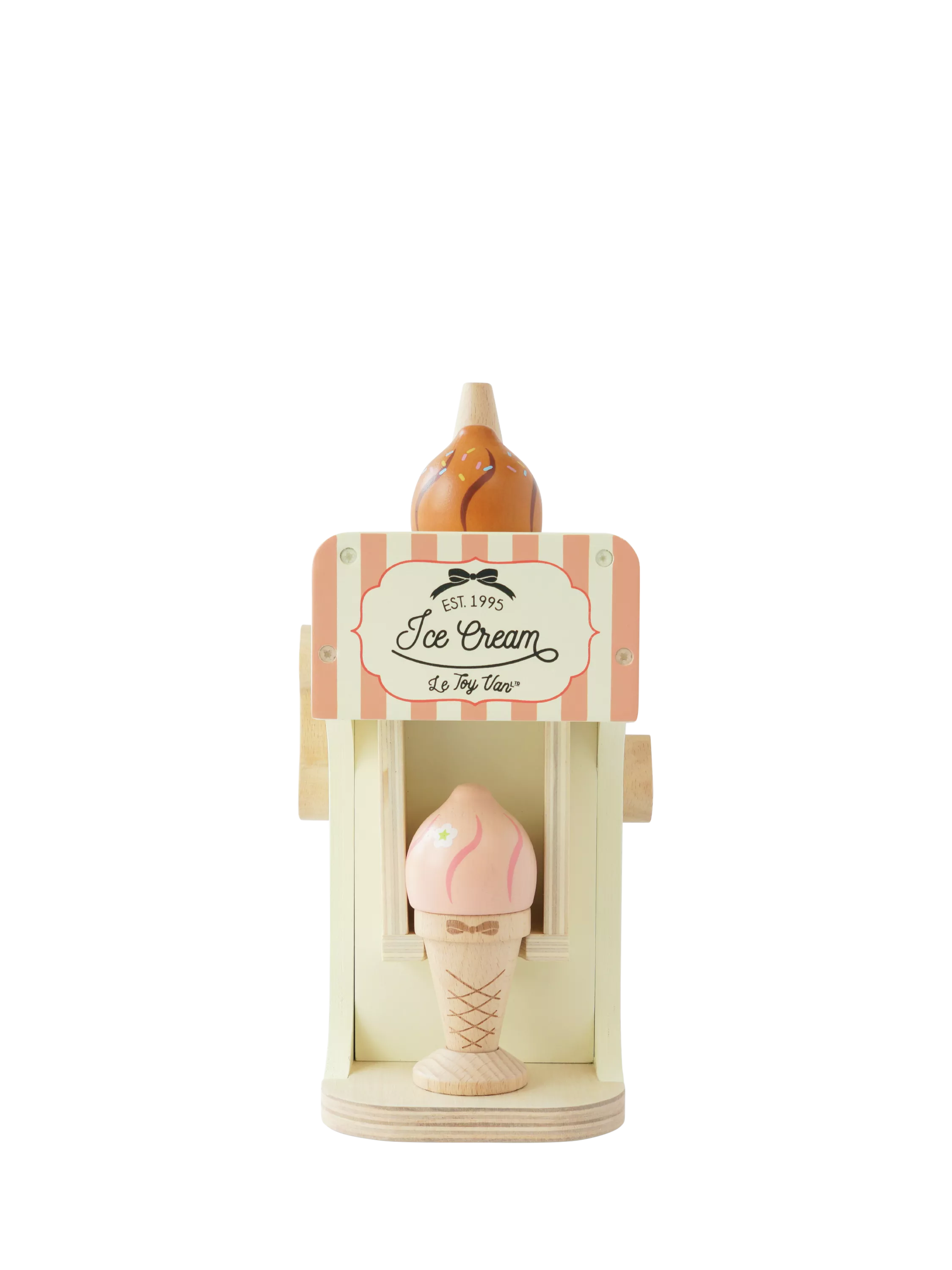 Le Toy Van wooden ice cream maker toy, imported from the UK