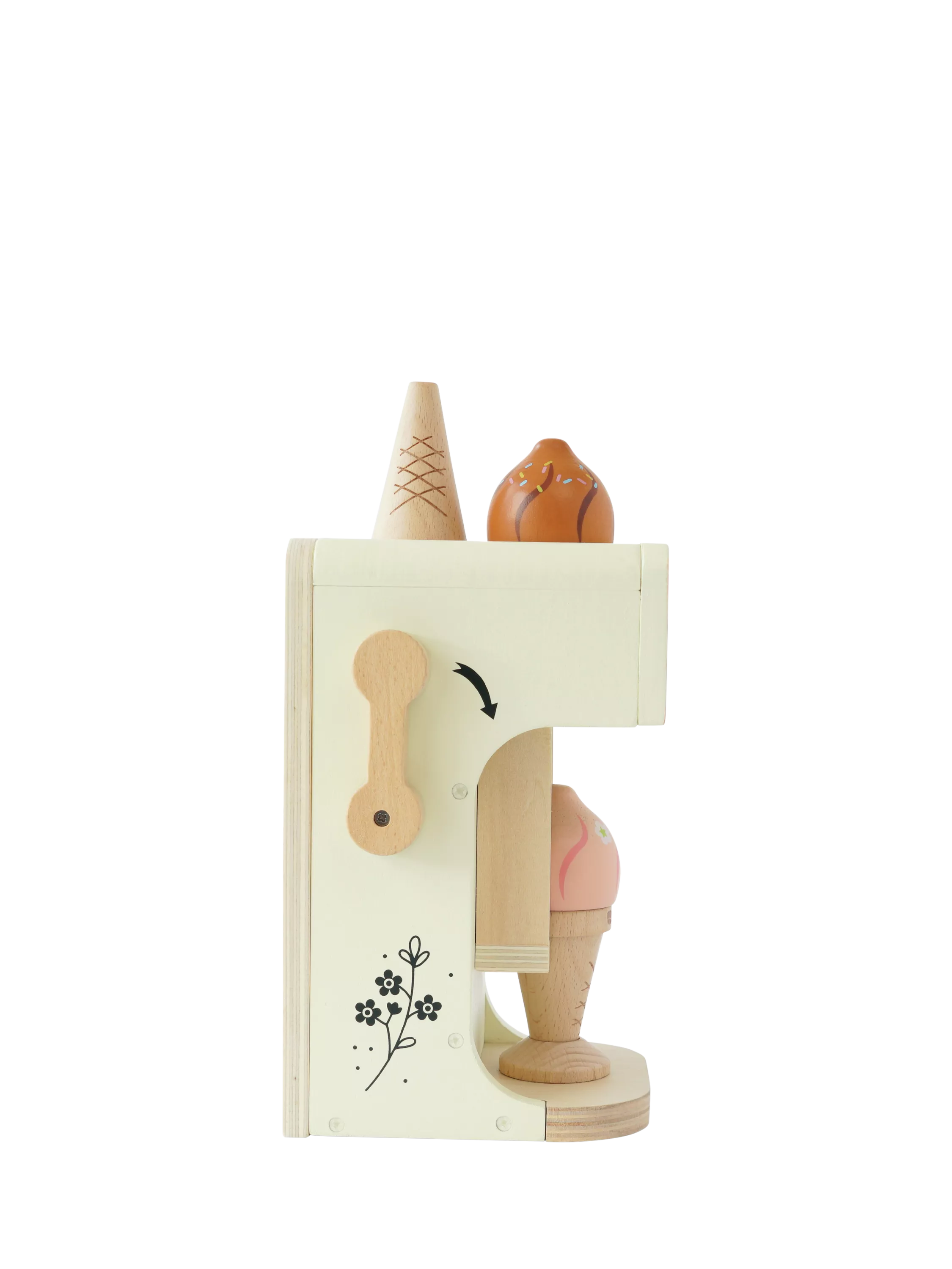 Le Toy Van wooden ice cream maker toy, imported from the UK