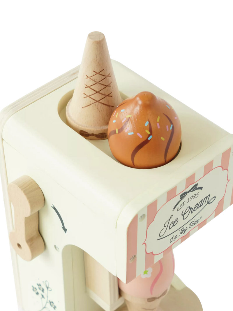 Le Toy Van wooden ice cream maker toy, imported from the UK