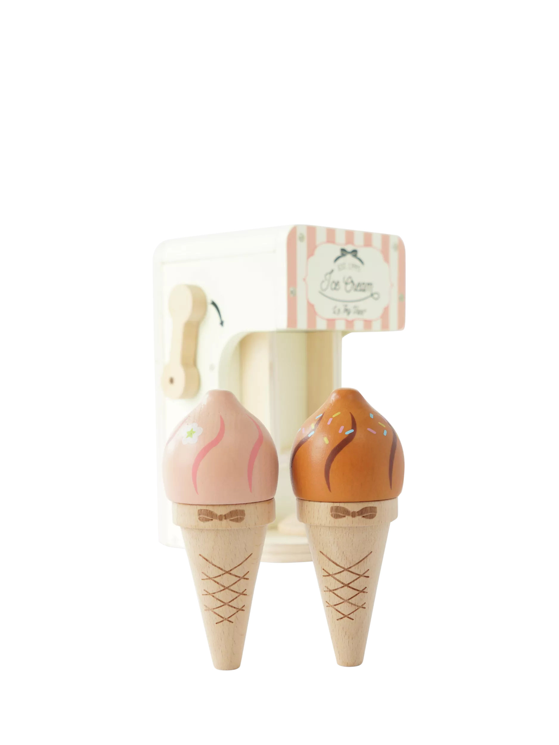 Le Toy Van wooden ice cream maker toy, imported from the UK