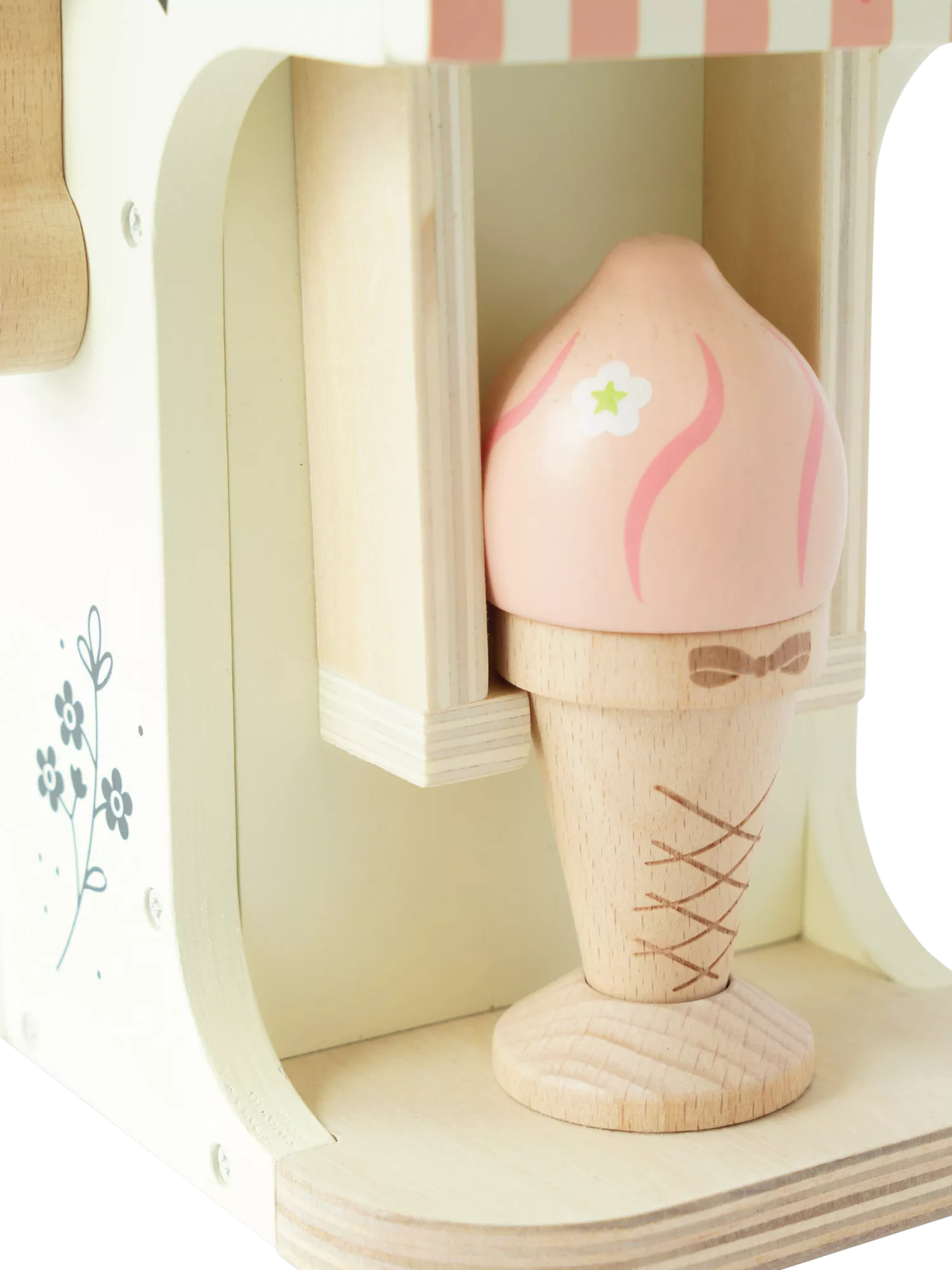 Le Toy Van wooden ice cream maker toy, imported from the UK