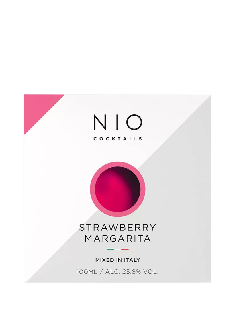 NIO Cocktails Strawberry Margarita cocktail 100ml, imported from the UK