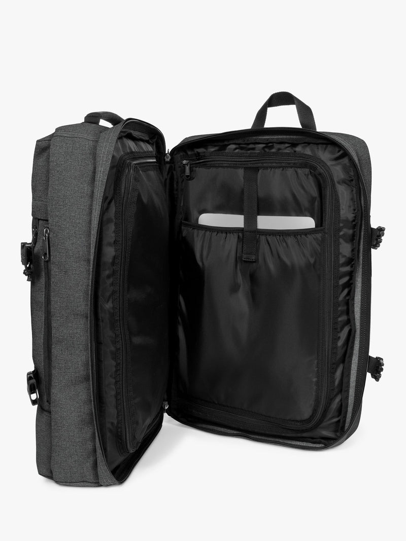 Eastpak Travelpack cabin backpack Black Denim 42L - British product