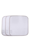 Shnuggle bamboo baby wash cloths pack of 3 - British product