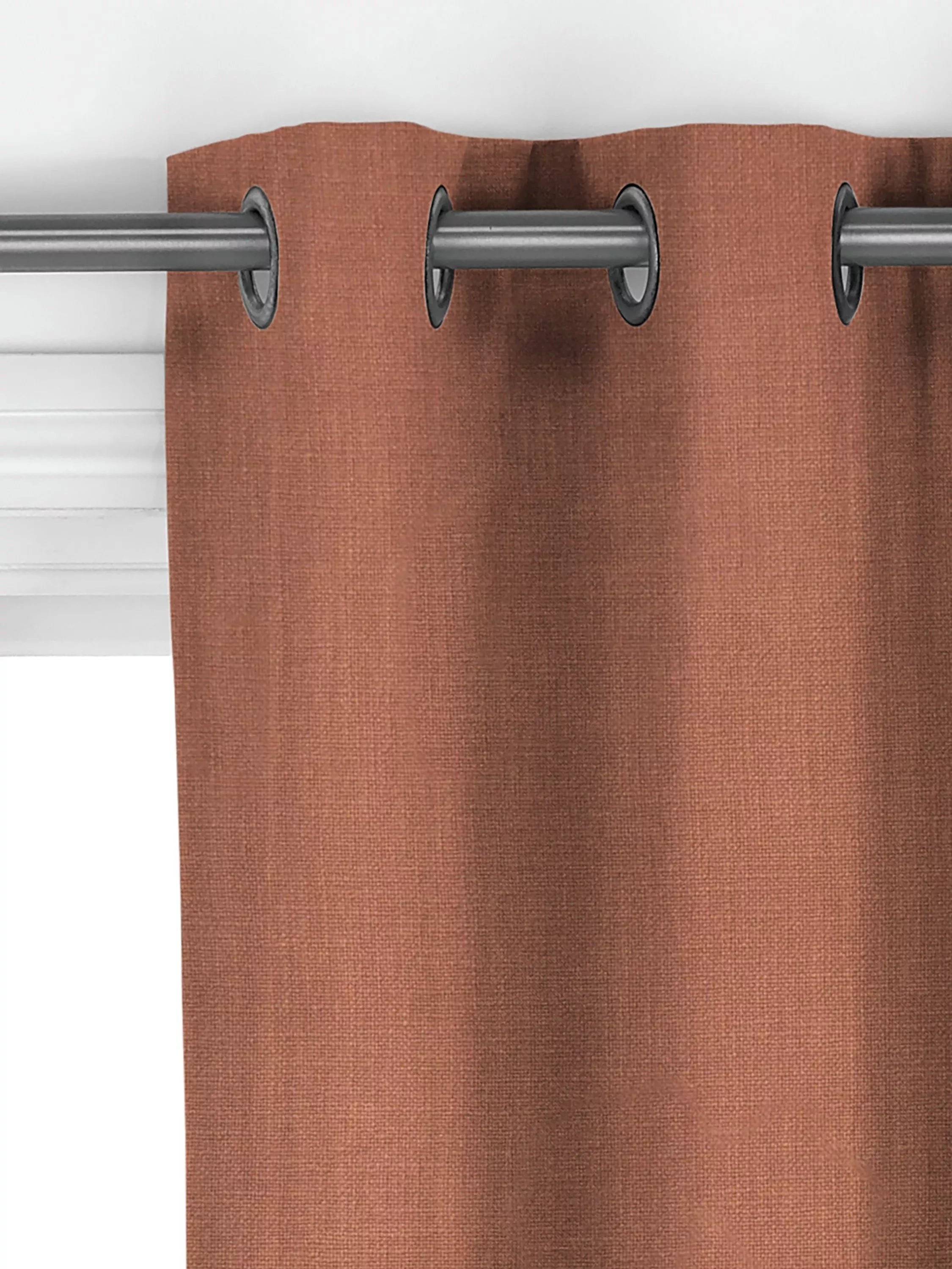 John Lewis heavy linen curtain in light auburn, UK version