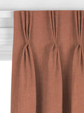 John Lewis heavy linen curtain in light auburn, UK version