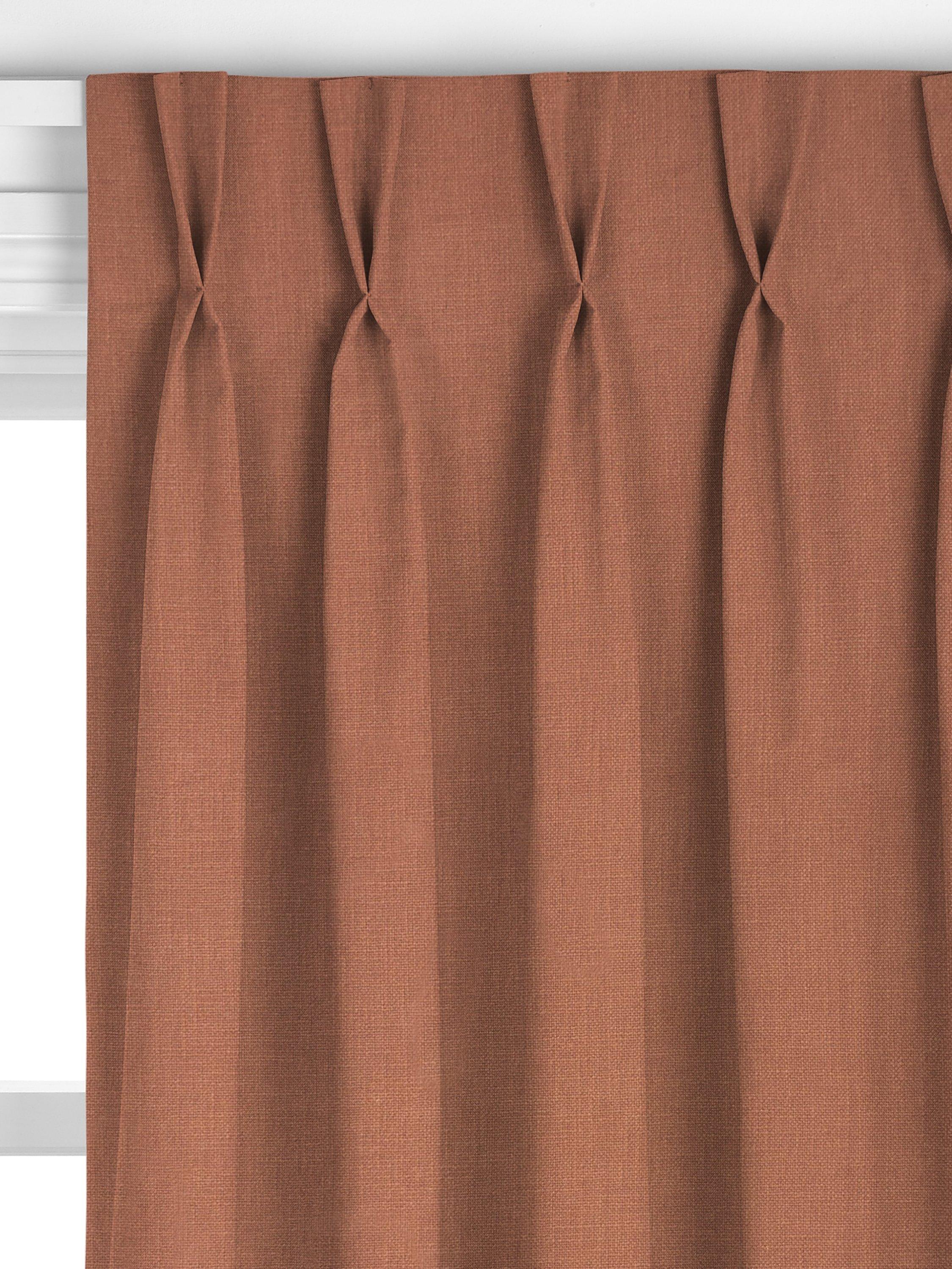 John Lewis heavy linen curtain in light auburn, UK version