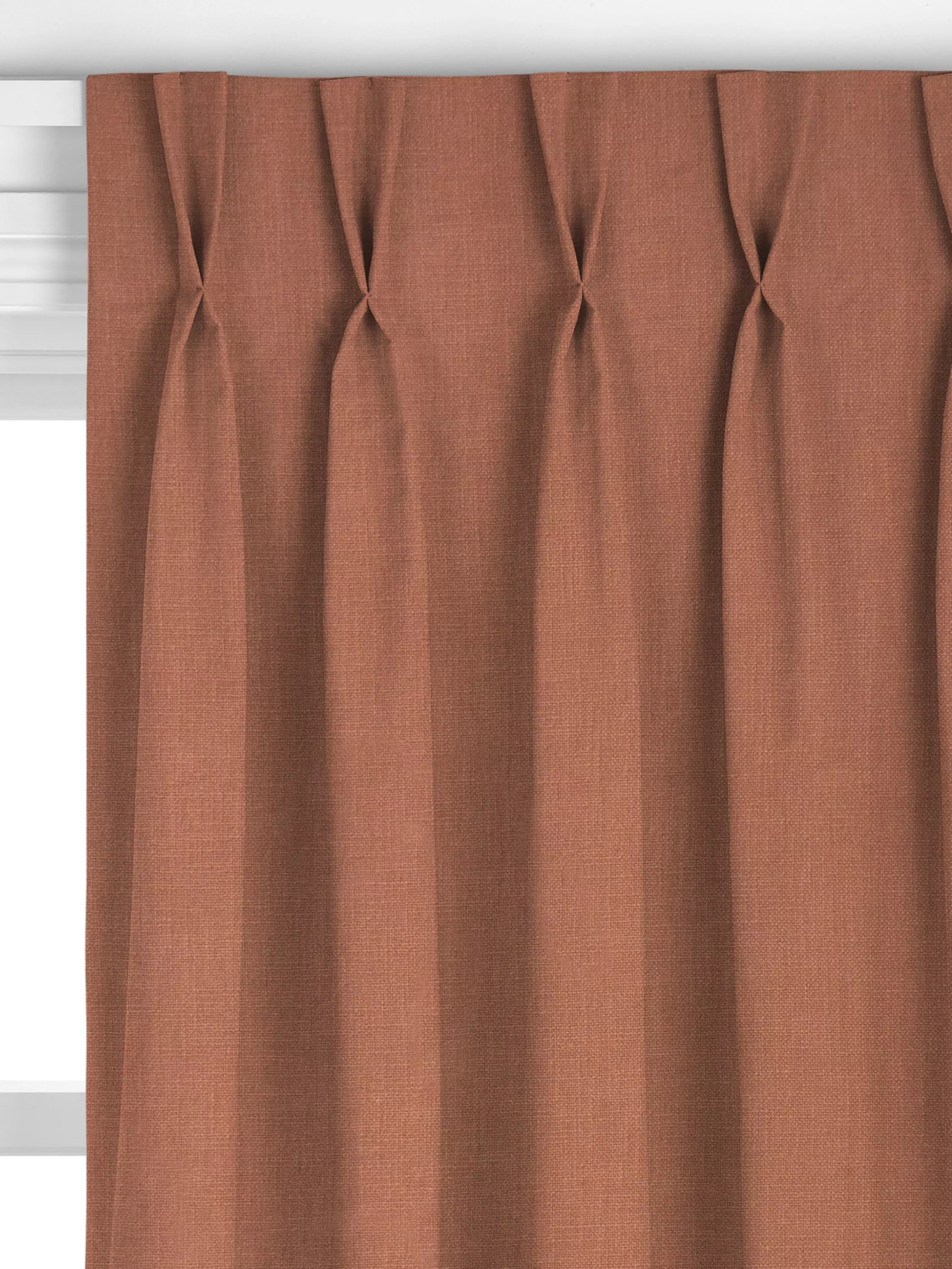 John Lewis heavy linen curtain in light auburn, UK version
