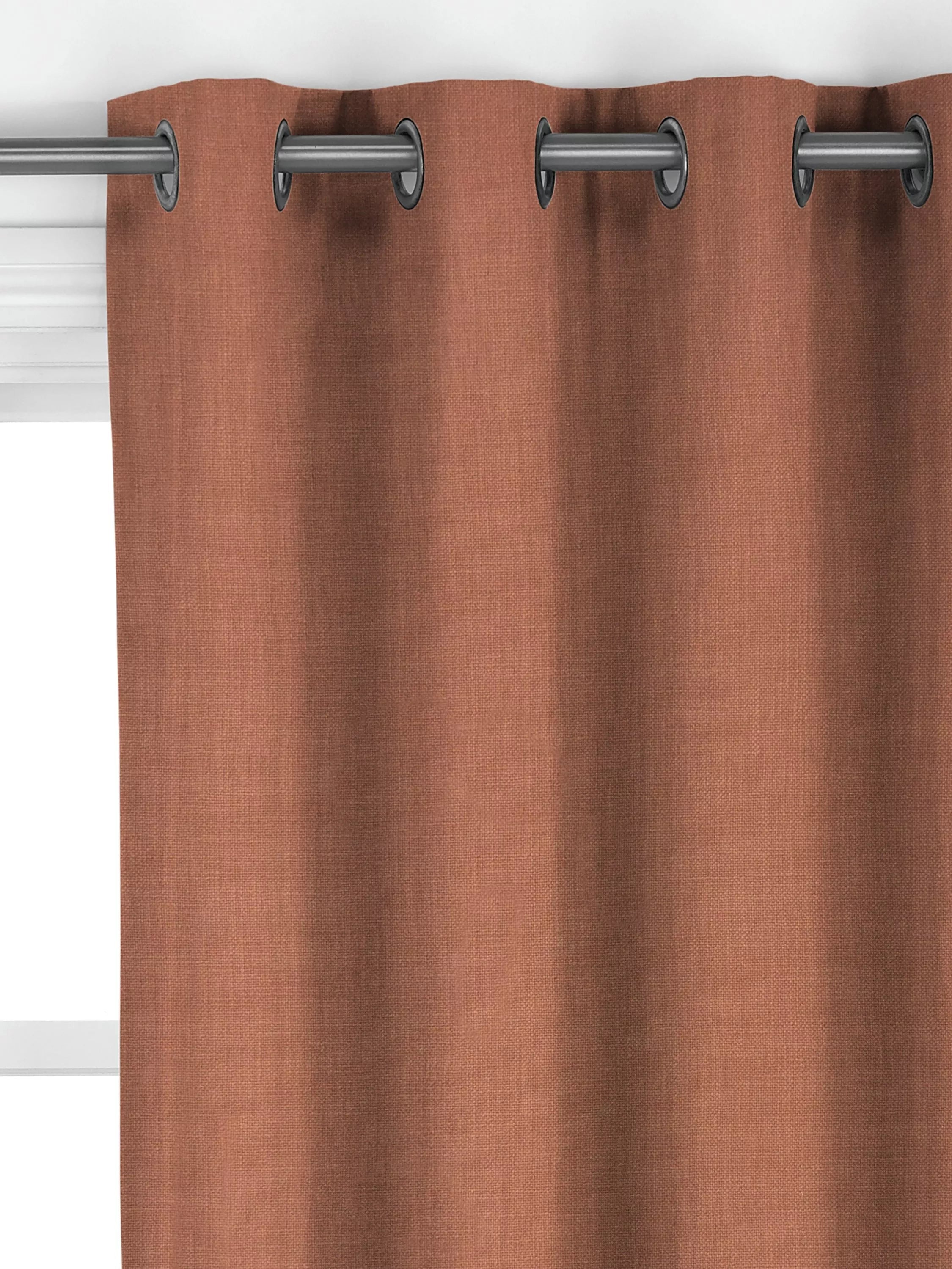 John Lewis heavy linen curtain in light auburn, UK version