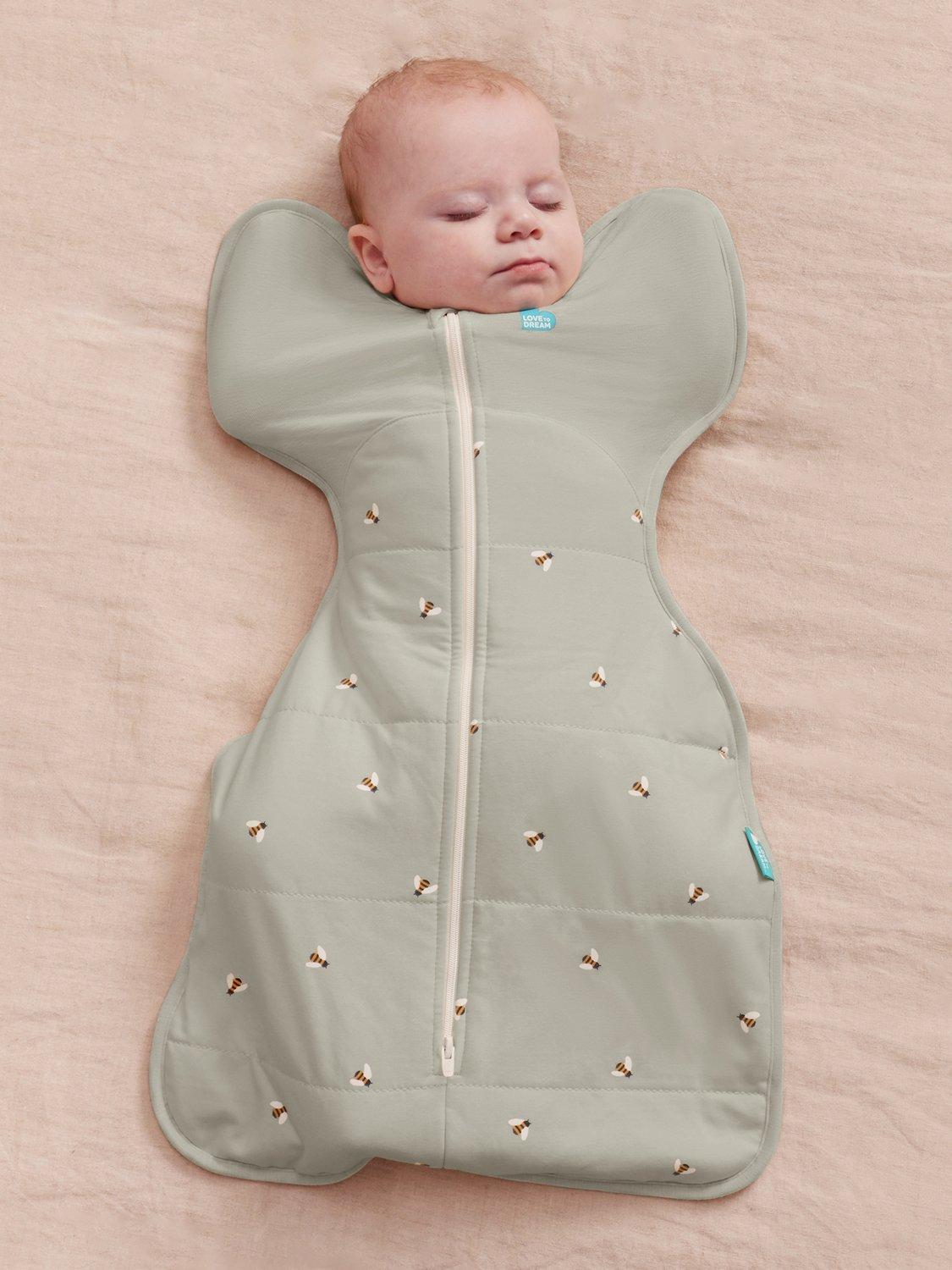 Love to Dream baby sleeping bag Bee's Olive 2.5 Tog (British brand)