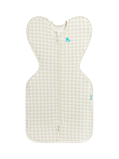 John Lewis Love to Dream Swaddle Up Baby Houndstooth Print Sleeping Bag 1.0 Tog Cream/Beige- Buy online at McGrocer