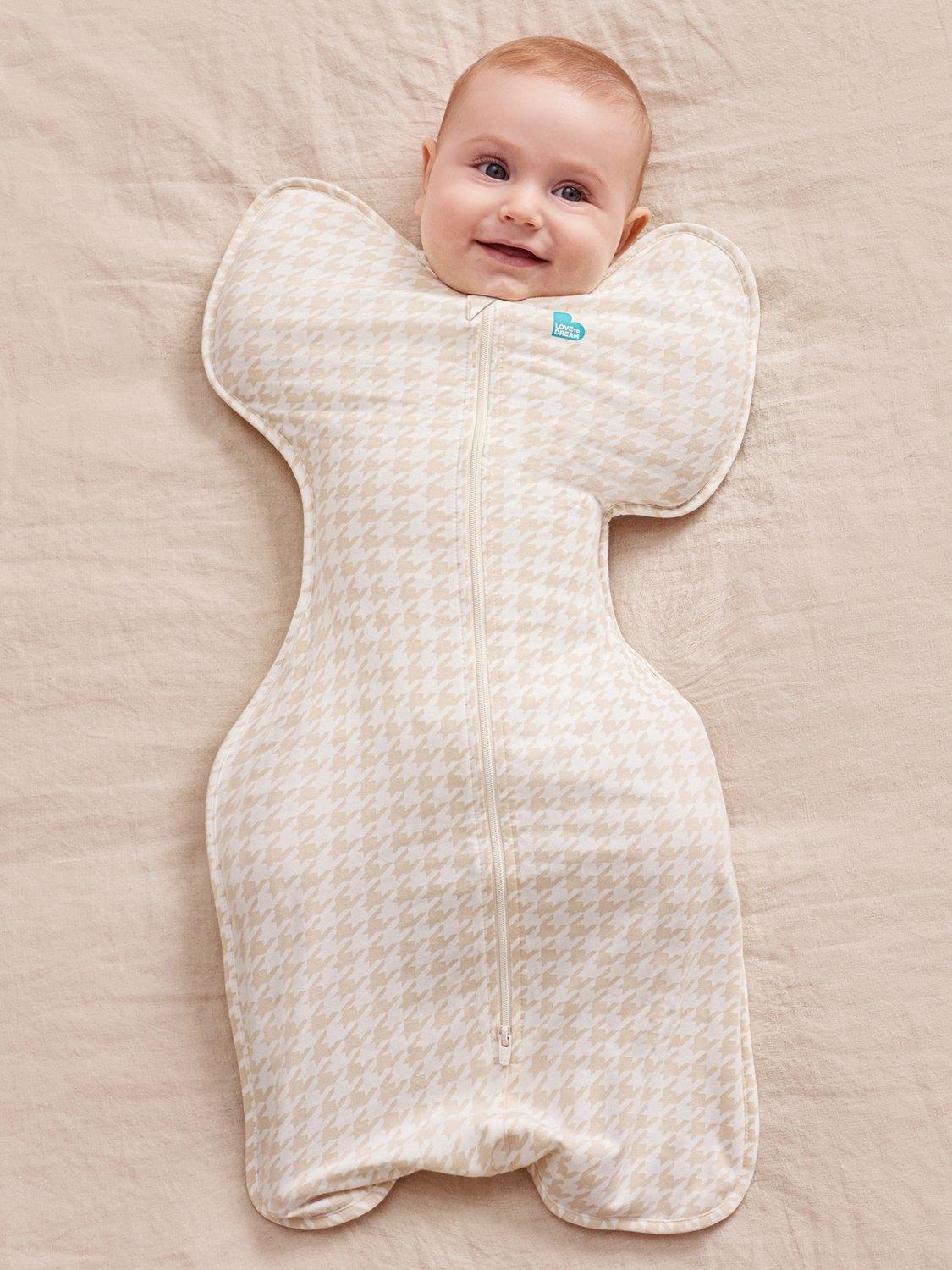 Love to Dream Swaddle Up baby sleeping bag 1.0 Tog cream beige (British brand)