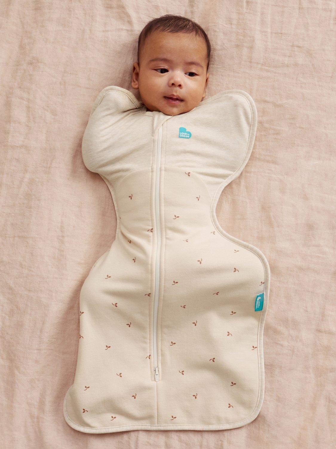 Love to Dream baby sleeping bag Swaddle Up 1.5 tog oatmeal, imported from the UK