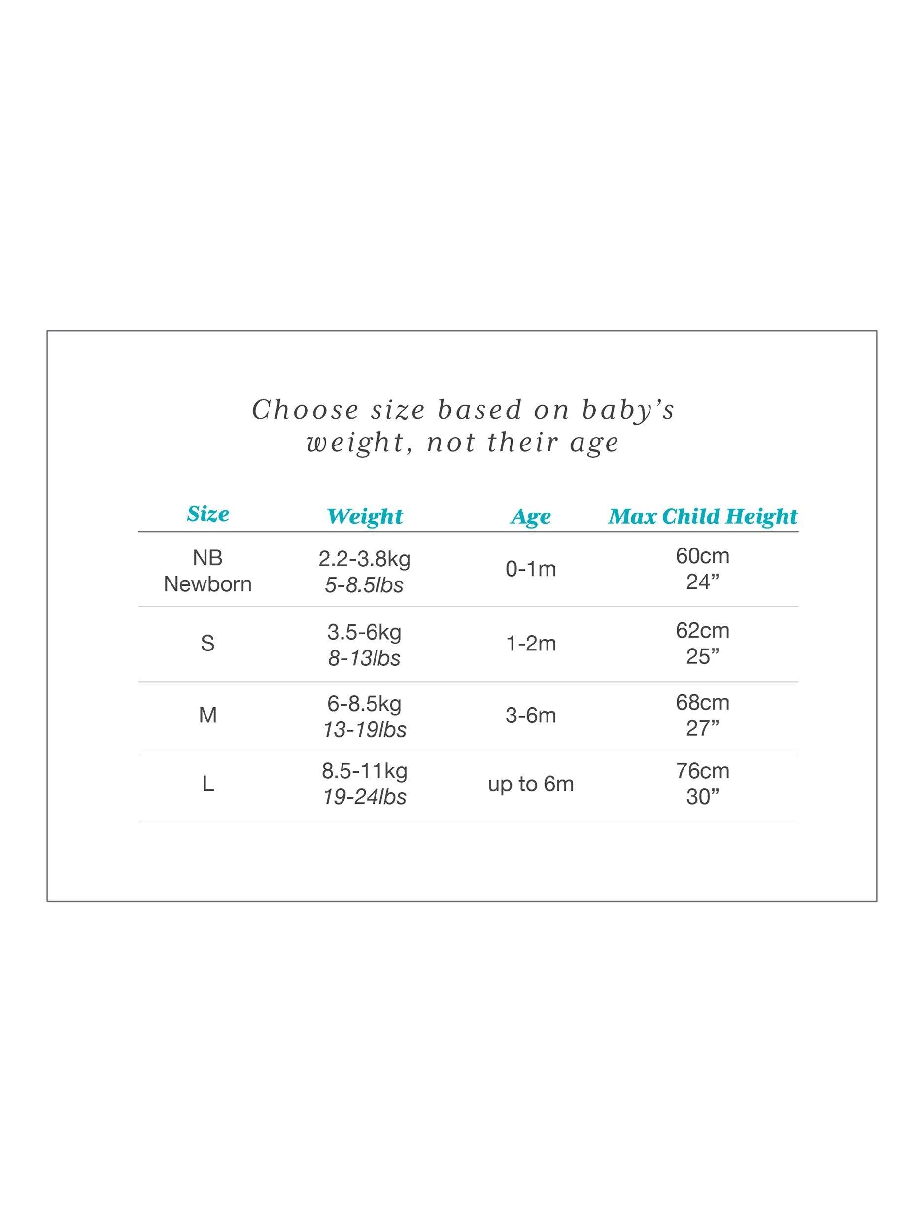 Love to Dream baby sleeping bag Swaddle Up 1.5 tog oatmeal, imported from the UK