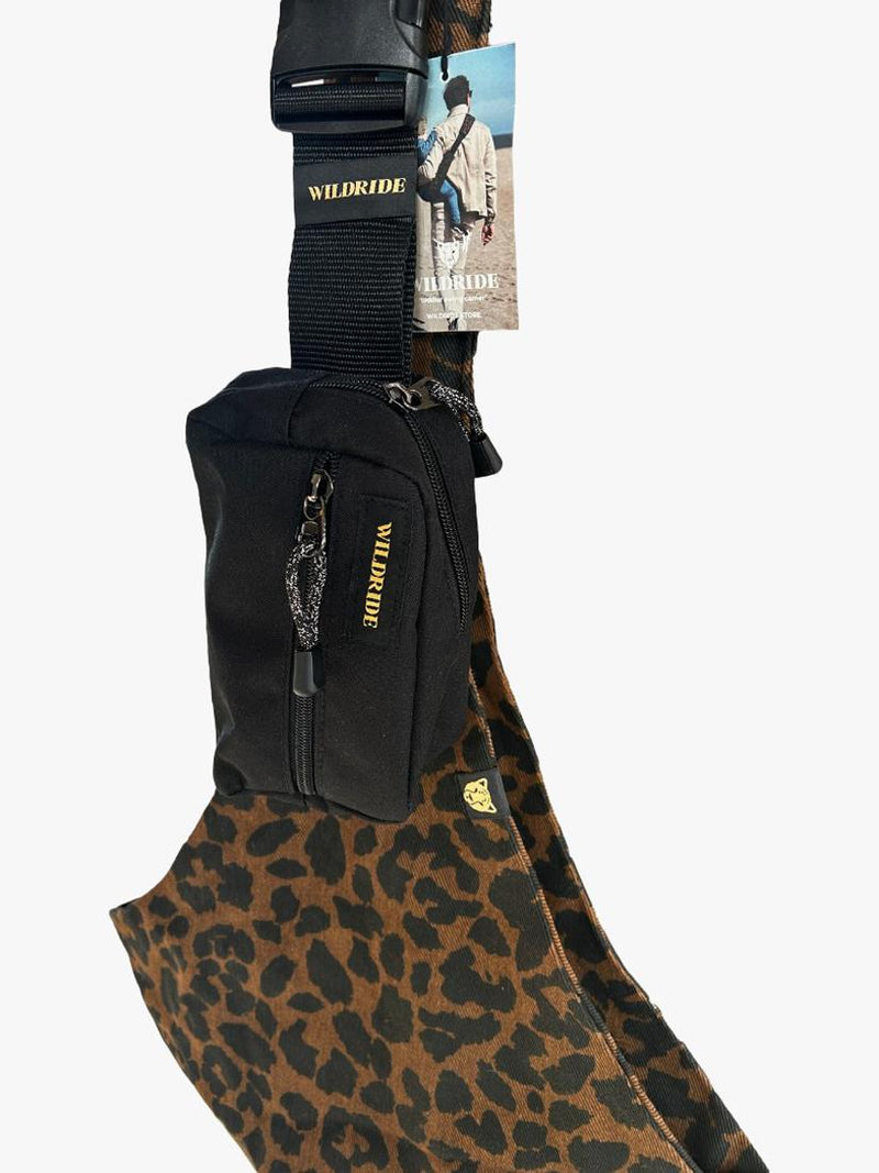 Wildride black slider bag for baby carrier - British product