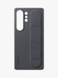 Samsung Galaxy S25 Ultra silicone grip case with stand black, UK version