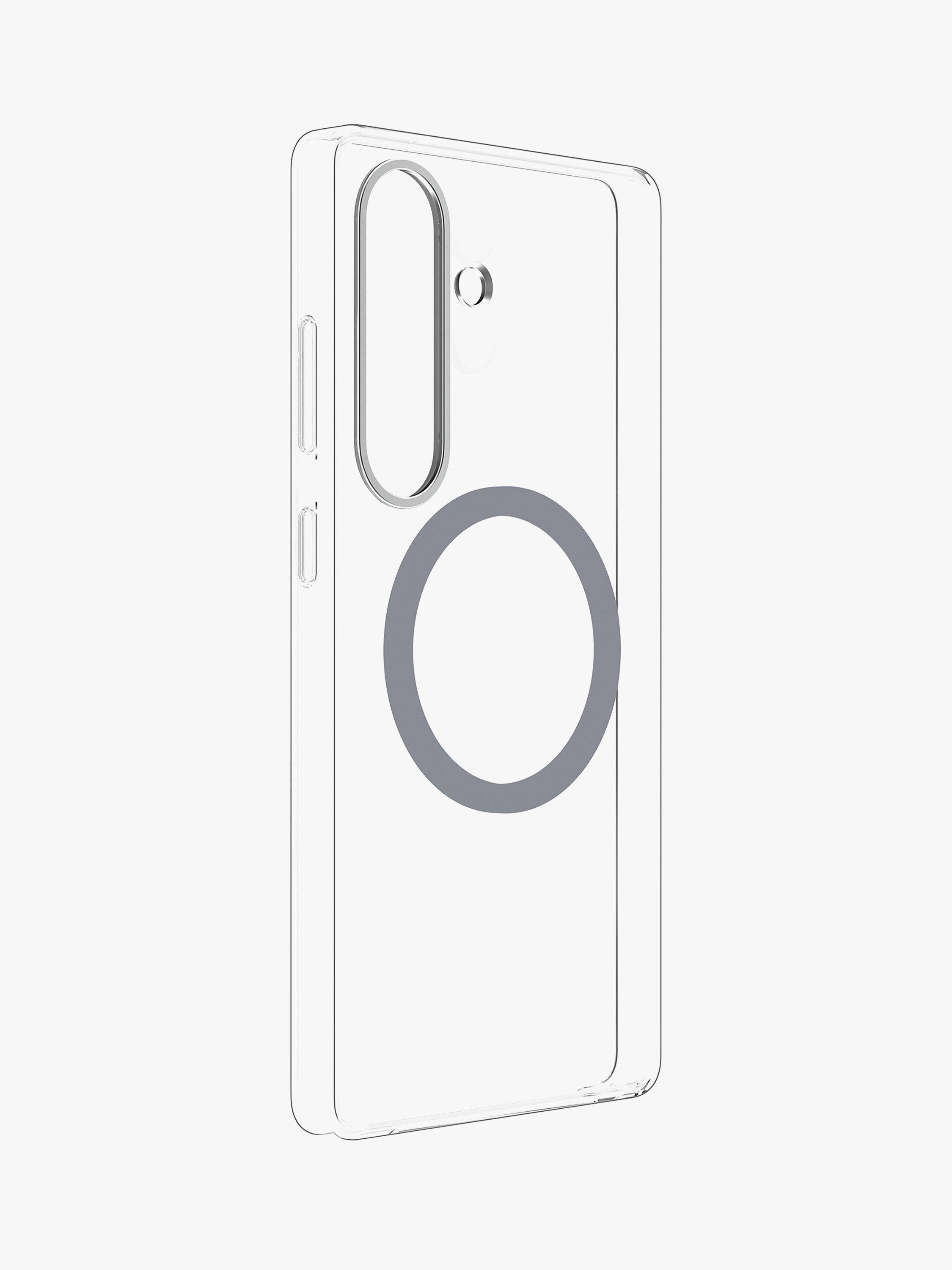 Samsung clear case Galaxy S25 Ultra with internal magnet (British brand)