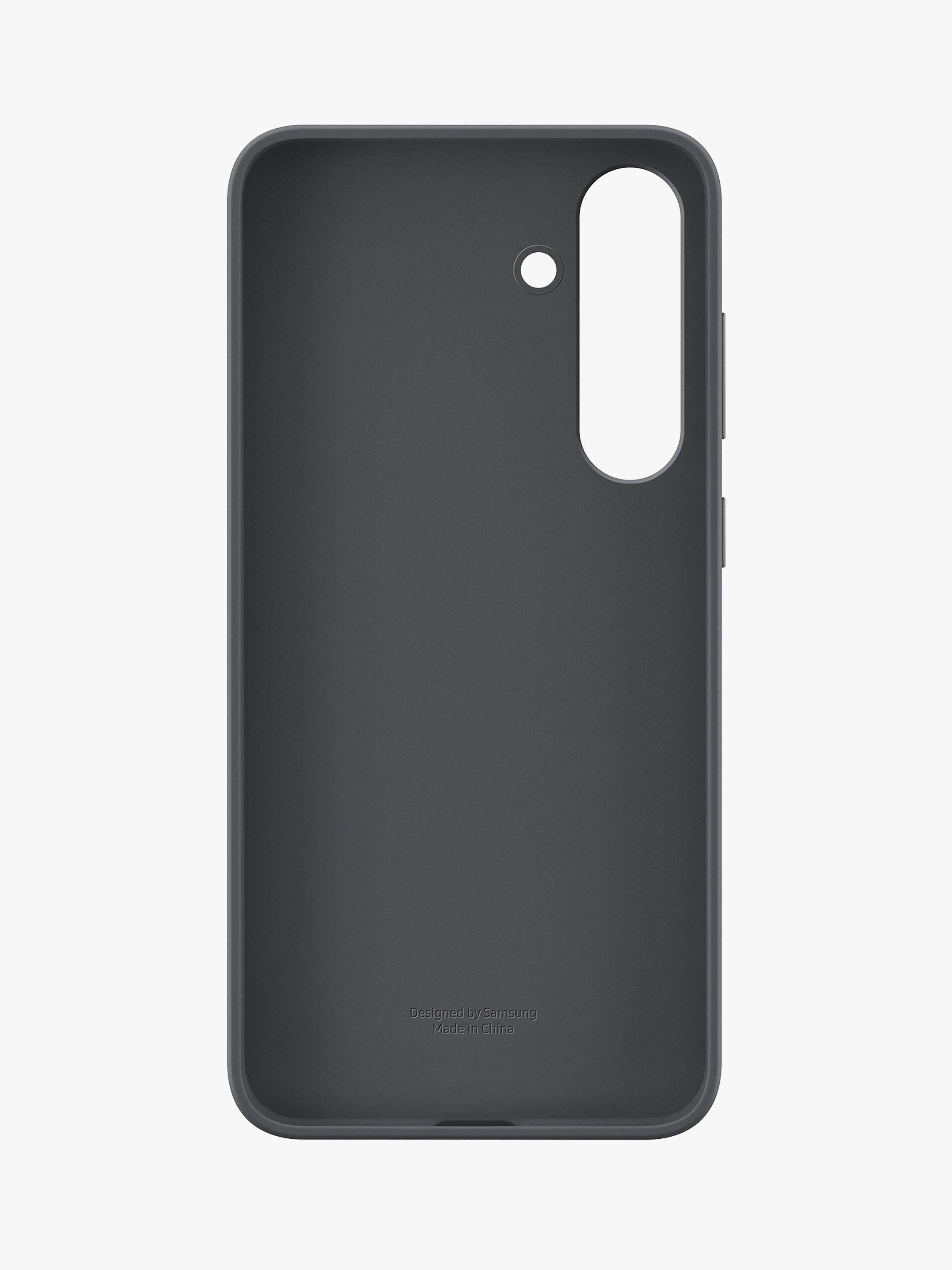 Samsung Galaxy S25+ silicone case in black, UK version