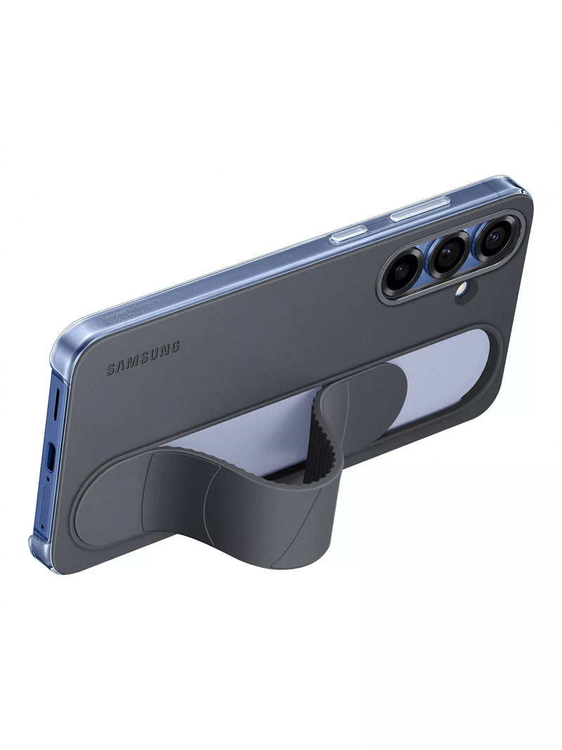 Samsung silicone grip phone case with stand Black, UK version