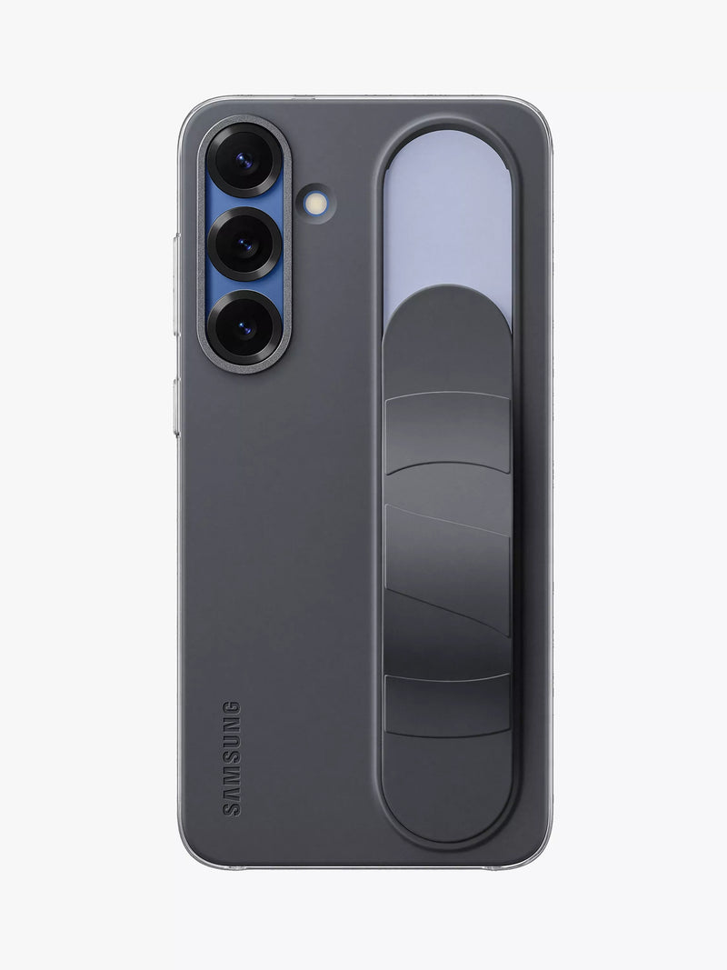 Samsung silicone grip phone case with stand Black, UK version