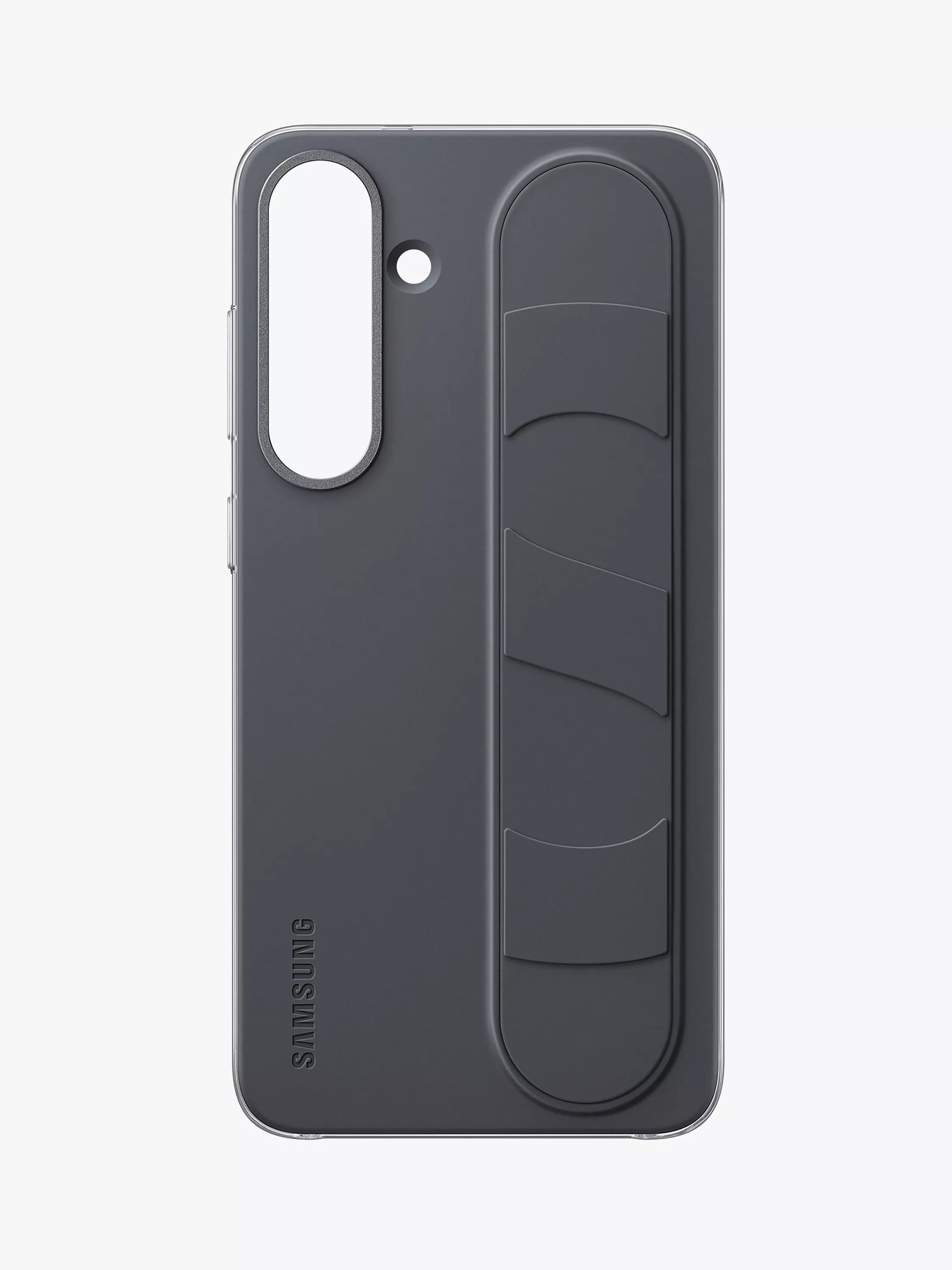 Samsung silicone grip phone case with stand Black, UK version