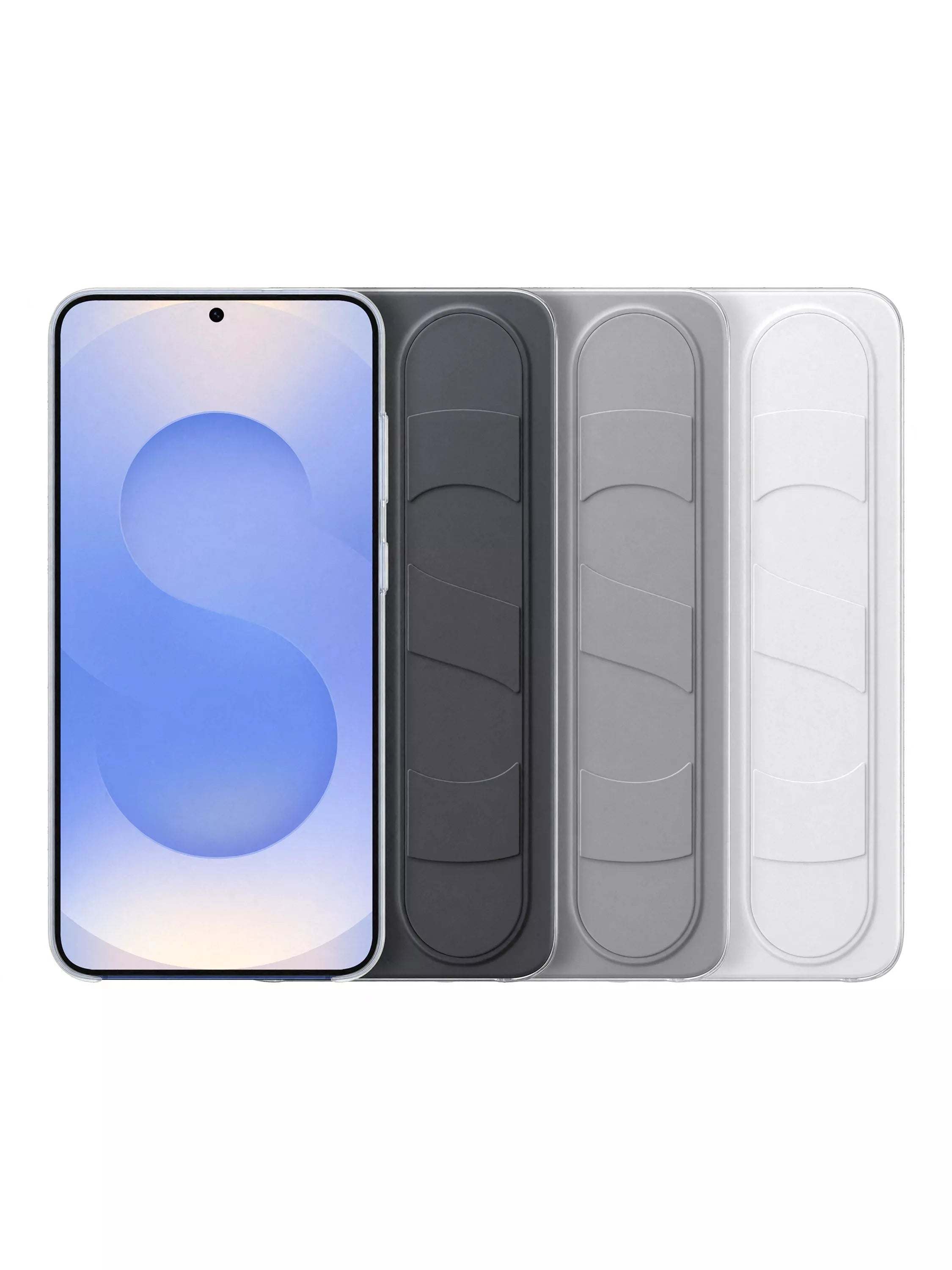 Samsung silicone grip phone case with stand Black, UK version