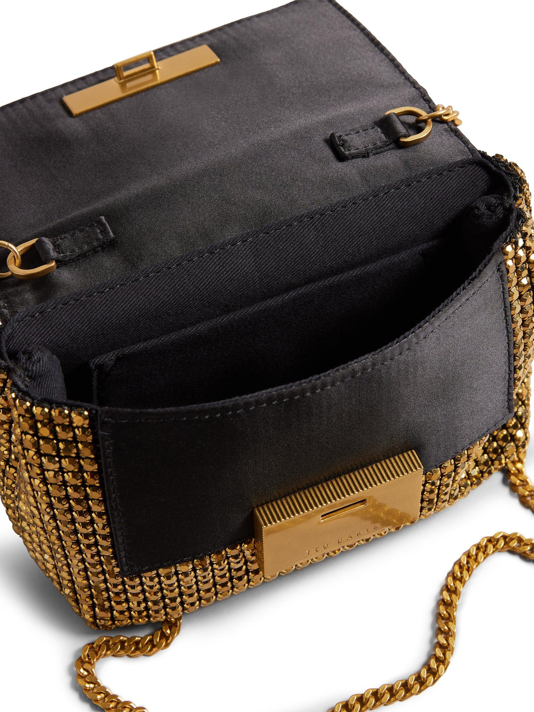 Ted Baker crystal embellished clutch bag, imported from the UK