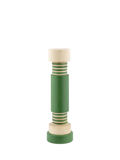 John Lewis Alessi Twergi Beech Wood Salt and Pepper Mill, Green- Buy online at McGrocer