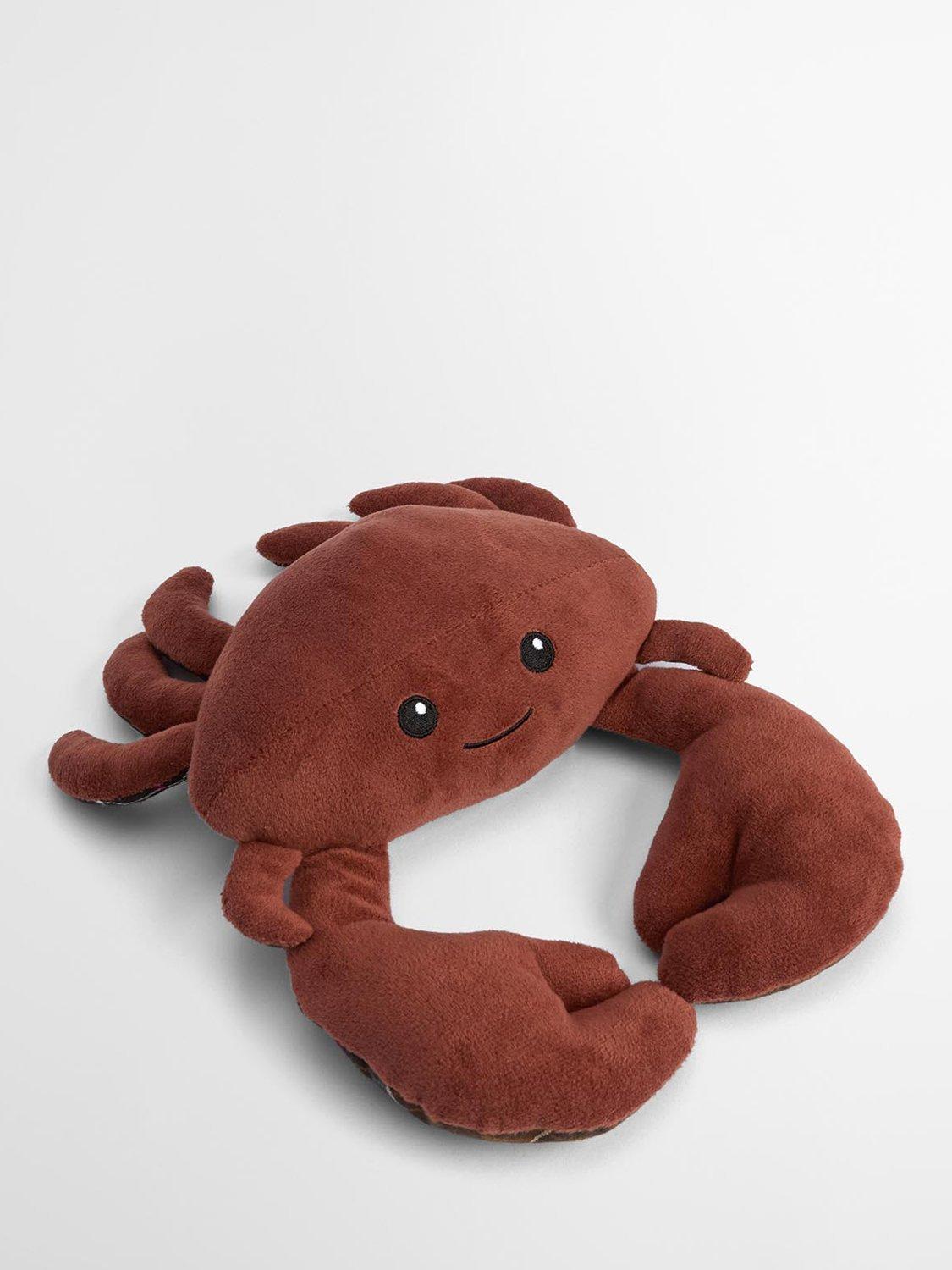 Barbour crab squeaky dog toy multi, imported from the UK