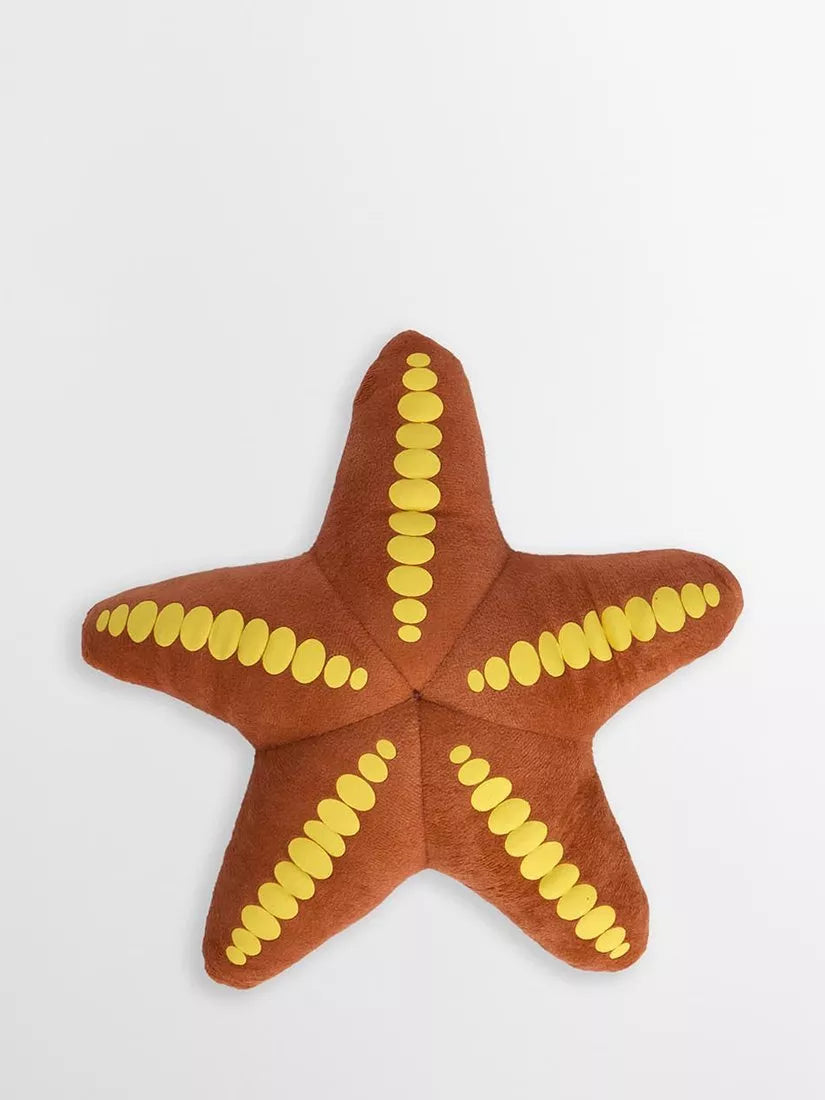 Barbour starfish squeaky dog toy plush, imported from the UK
