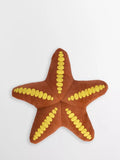 Barbour starfish squeaky dog toy plush, imported from the UK
