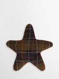 Barbour starfish squeaky dog toy plush, imported from the UK
