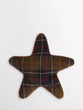 Barbour starfish squeaky dog toy plush, imported from the UK