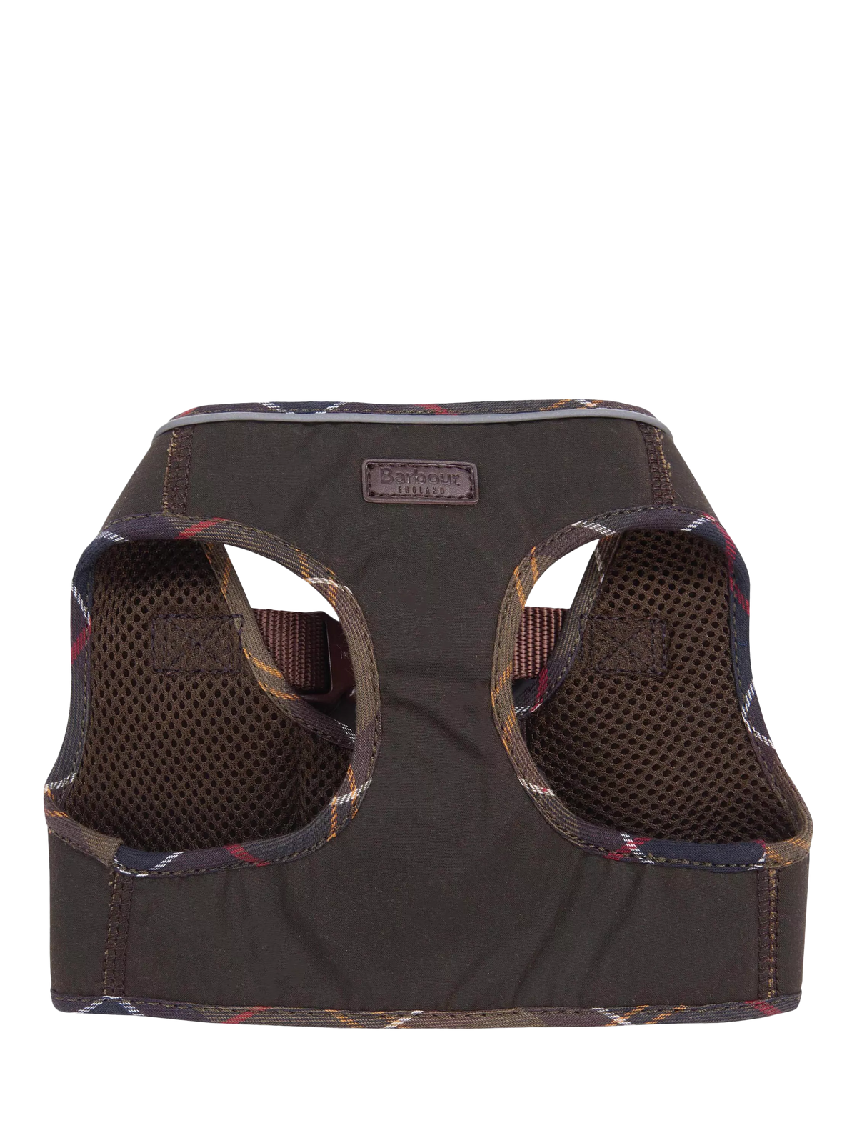 Barbour waxed cotton step in dog harness multi, UK version