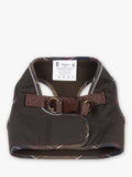 Barbour waxed cotton step in dog harness multi, UK version