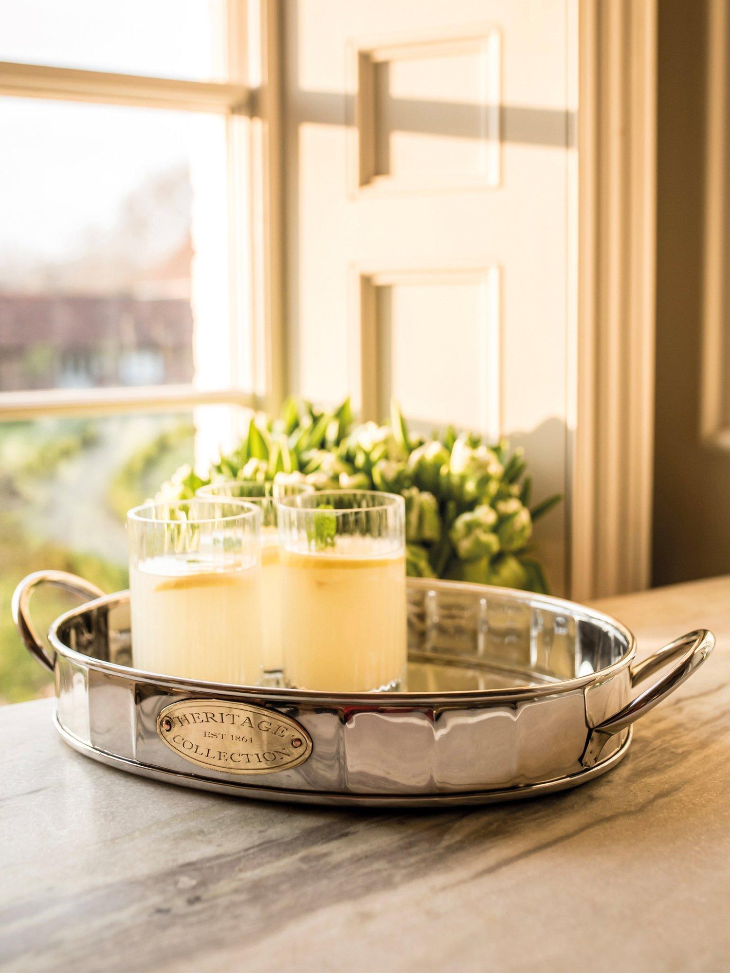 Culinary Concepts Heritage stainless steel serving tray - British product