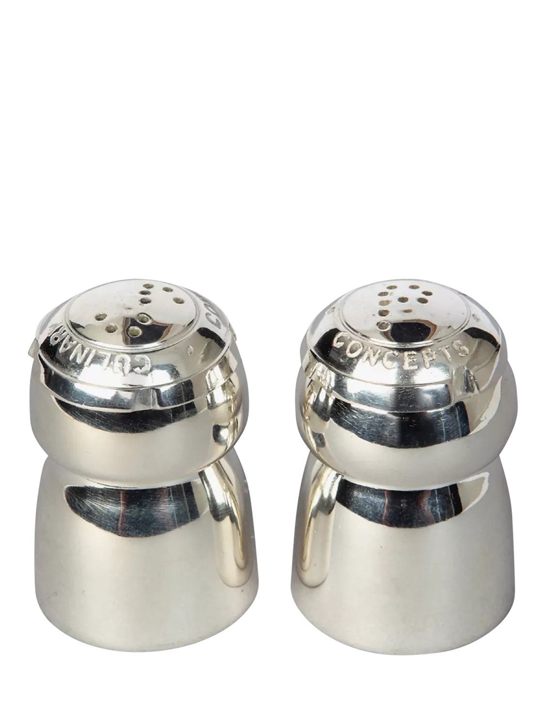 Culinary Concepts champagne cork salt and pepper shaker set (British brand)